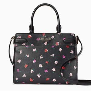KATE SPADE Staci Ditsy Buds Medium Satchel